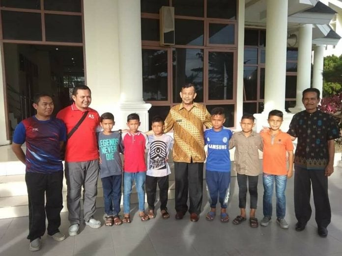 Bupati Aceh Selatan Bersama TIM Sepak Bola U11
