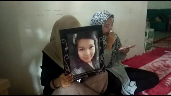 Keluarga Shintia Melina si pramugari pesawat Lion Air JT-610.