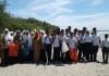Sambut hari konservasi kehidupan liar sedunia, puluhan siswa SMPN 1 Bakongan kunjungi Stasiun Pembinaan Populasi Penyu Rantau Sialang