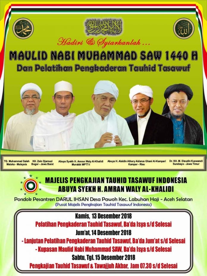 img-20181212-wa0015 Laksanakan Maulid Nabi Muhammad SAW, MPTT-I Laksanakan Pelatihan Pengkaderan