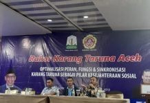 Karang Taruna Provinsi Aceh Gelar Rakor, Muslim DPRA Beri Motivasi