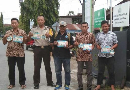 Pengurus RAN Gampong Sidorejo dengan Iptu Imran SE