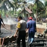 Diduga Korsleting Listrik, Satu Unit Rumah Terbakar di Aceh Utara