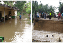 Akibat Hujan Deras, Kecamatan Meureudu dan Ulim Pidie Jaya Banjir