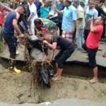 Jembatan Penghubung di Kluet Tengah Putus, Satu Sepeda Motor Ikut Tenggelam