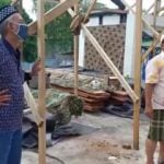 Pembangunan Masjid Nurul Hasanah Aceh di Palu Masuki Tahap Pasang Rangka Kubah