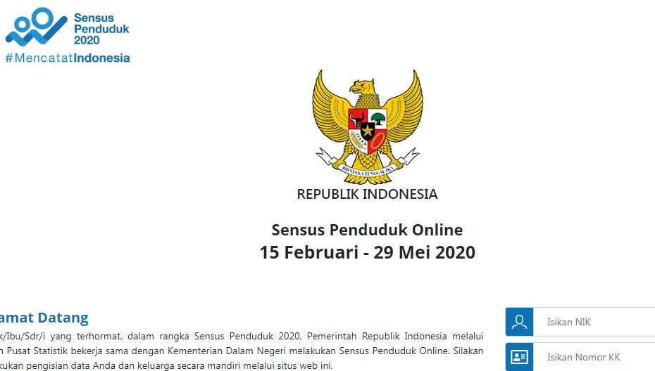 Login sensus.bps.go.id, Cara Isi Data Sensus Penduduk Online 2020 | Analisa  Aceh