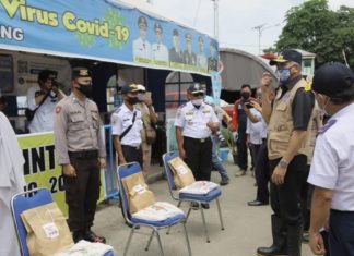 Plt Gubernur dan Forkopimda Tinjau Posko Penanggulangan Covid-19 di Aceh Tamiang