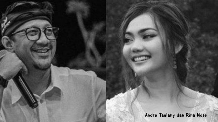 Andre Taulany dan Rina Nose