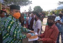 Wali Kota Subulussalam Serahkan BLT Dana Desa Secara Simbolis di Kecamatan Rundeng