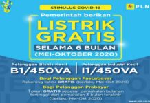 Cara Dapatkan Pulsa Token Listrik Gratis Bulan Juni Via WhatsApp dan Stimulus Web www.pln.co.id