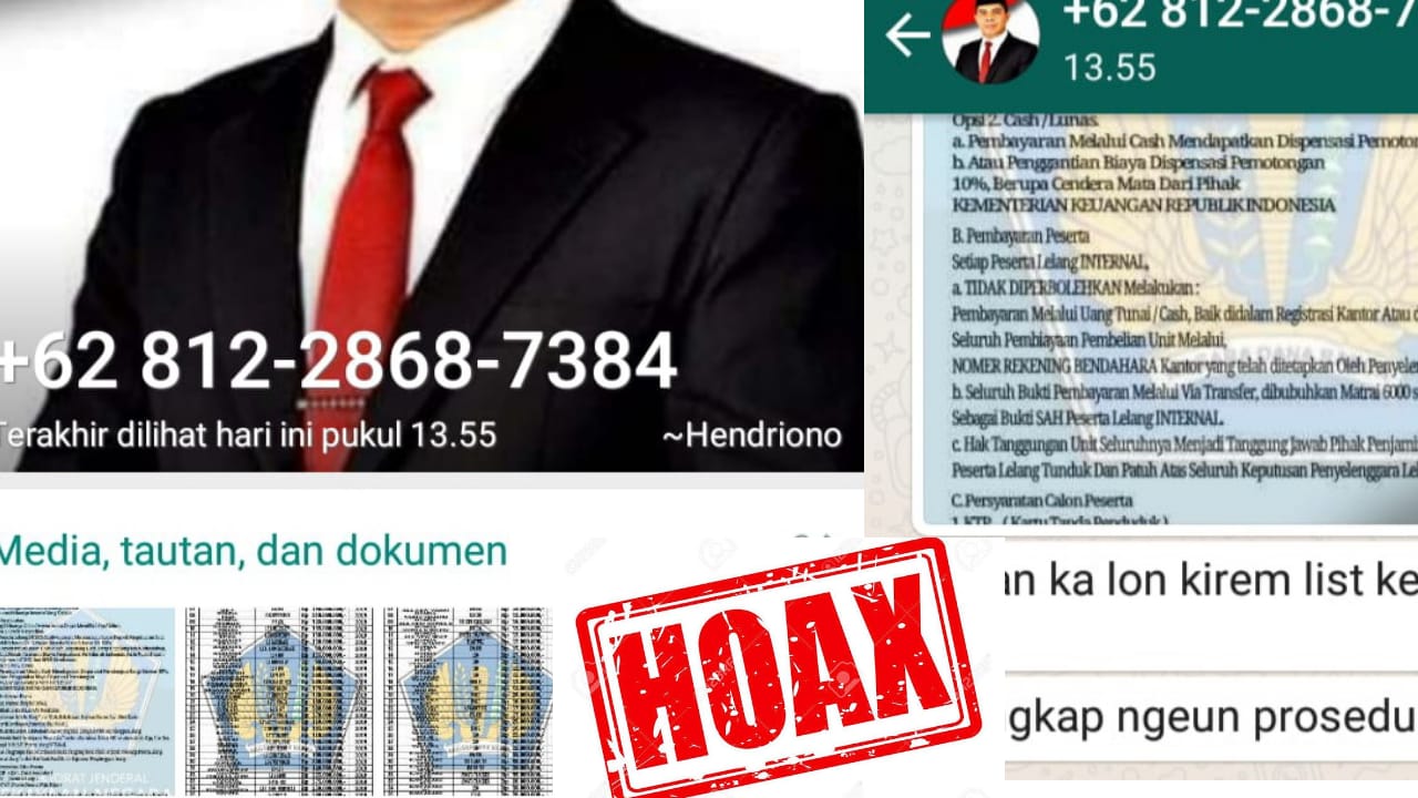 Penipuan mengatasnamakan Hendri Yono