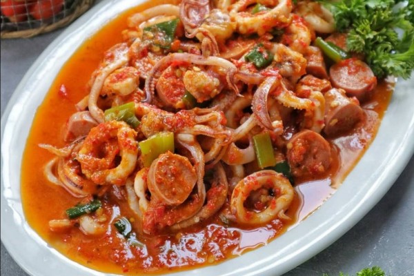 Resep dan Cara Membuat Praktis Cumi Saus Tomat Pedas Manis