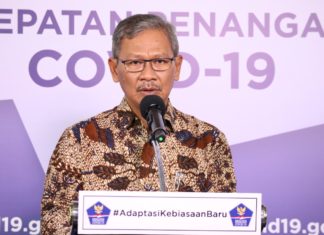 Covid-19 di Indonesia Bertambah 1.385, Total 57.770 Kasus