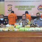 Polda Aceh Gagalkan Penyeludupan 33 Kg Sabu, Empat Pelaku Ditangkap