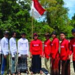 Pemuda Abdya Peringati HUT RI ke-75 di Makam Pahlawan Teungku Cik Dikila