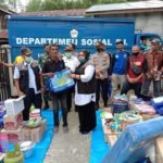 Keluarga Korban Kebakaran di Pijay Terima Bantuan Masa Panik