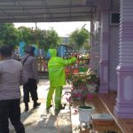 Cenderung Meningkat, Satgas Covid-19 Semprot Disinfektan di Kawasan Krueng Geukuh