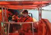 Tim Rescue Basarnas Banda Aceh bergerak ke lokasi untuk melakukan pencarian terhadap korban di di perairan Pulau Rusa Kecamatan Lhong, Aceh Besar, Minggu (4/7/2021).