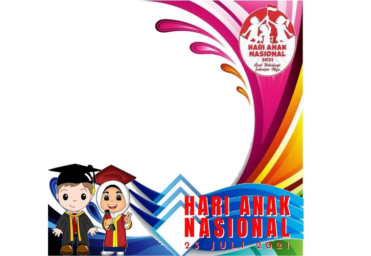 Twibbon Hari Anak Nasional (HAN) 2021 Gratis di Twibbonize | Analisa Aceh
