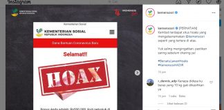Hoaks Bantuan 500 Ribu dari Kemensos