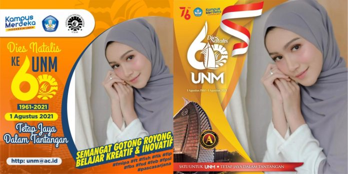 Twibbon Dies Natalis UNM 2021