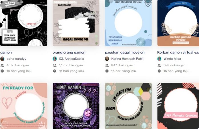 twiibbon gagal move on