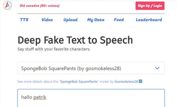 Sound of Text Spongebob