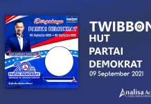 Twibbon HUT Partai Demokrat ke-20