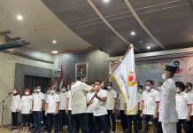 Dilantik jadi Ketua KONI Banda Aceh, Hamdani Basyah Langsung Pimpin Raker