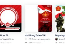 Twibbon HUT TNI ke 76, 5 Oktober 2021 di Twibbonize