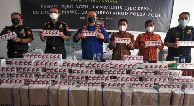 Bea Cukai Gagalkan Penyeludupan Rokok Ilegal Senilai Rp6,6 Miliar Di ...