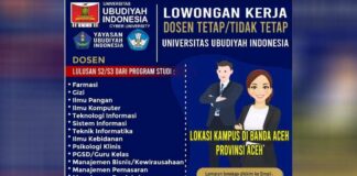 Lowongan Kerja Dosen