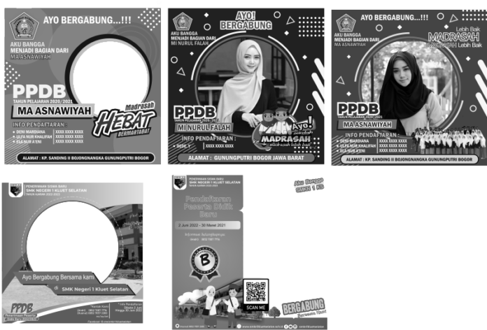 TWIBON PPDB Template Twibbon PPDB 2022 Gratis