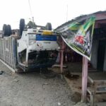 Hilang Kendali, Truk Terbalik di Bener Meriah