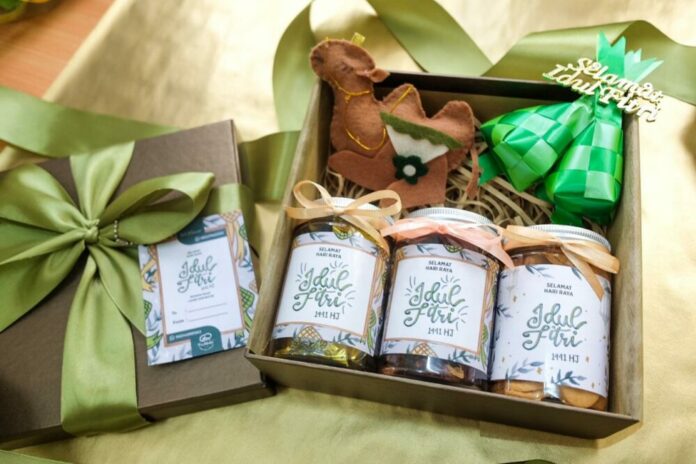 Ilustrasi paket hampers lebaran