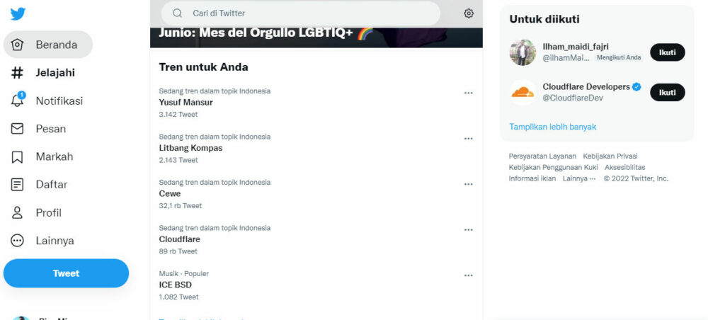 cloudflare trending topic