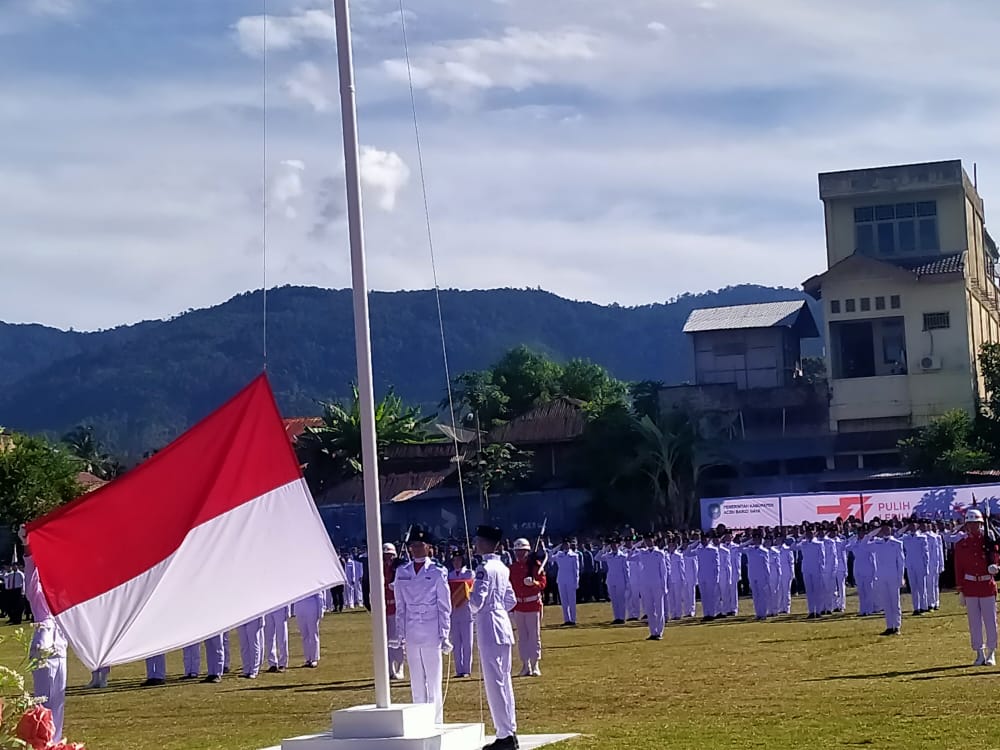 Peringatan HUT RI Ke-77 Di Abdya, Pj Bupati Bertindak Sebagai Inspektur ...