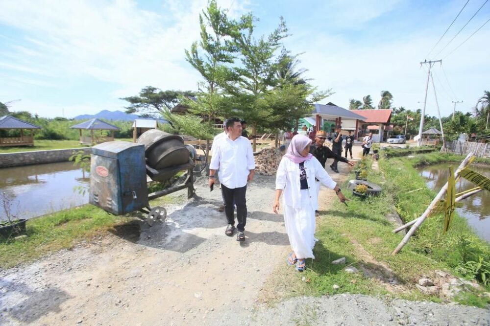 Kadisbudpar Aceh Tinjau Pembangunan Dermaga Wisata Di Desa Nusa ...