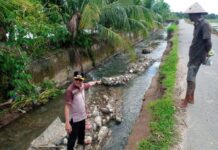 Diterjang Banjir, Tanggul Pengaman Jalan di Abdya Ambruk