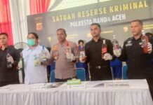 Polisi Tangkap 12 Penjual di Banda Aceh, Rata Rata Berstatus Mahasiswa