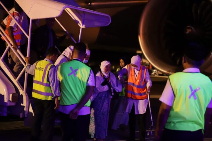 Jemaah haji asal Aceh tiba di Banda Aceh. Foto : ist Jemaah haji asal Aceh tiba di Banda Aceh. Foto : ist