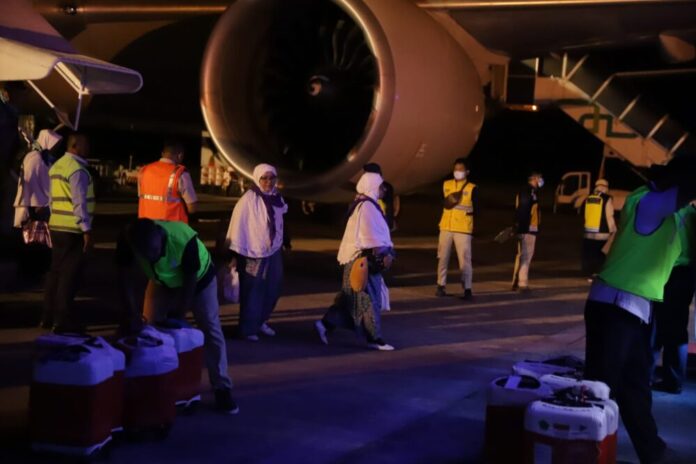 Jemaah haji kloter 9 sembilan telah tiba di Aceh. Foto : ist Jemaah haji kloter 9 sembilan telah tiba di Aceh. Foto : ist