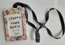 Name Tag dari Kardus