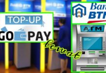 Cara Isi Saldo GoPay Lewat ATM BTN dan Mobile Banking