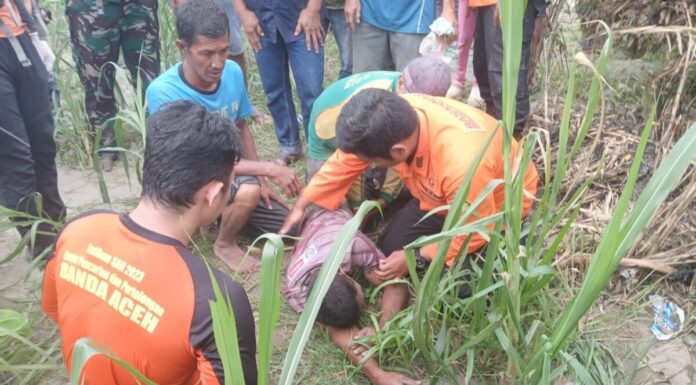 Hilang Saat Mencari Kerang di Sungai Krueng Aceh, Warga Aceh Besar Ditemukan Pingsan