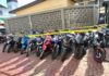 Polresta Banda Aceh Amanakan Puluhan Motor Balap Liar Saat Ramadan