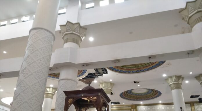 Berulang Direhab, Plafon Masjid Agung Abdya Rusak Lagi