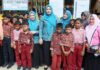 Bunda Guru Aceh Semangati Murid SD Negeri Tanah Rata